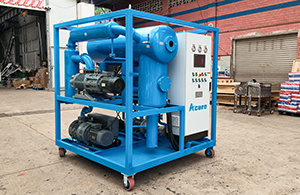 DVTP120(120LPM) Transformer Dielectric Oil Treatment Machine Sales to Chile