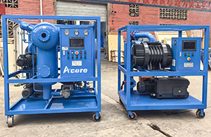 Продажа вакуумного насосного агрегата VPS2000 и установки для очистки трансформаторного масла DVTP100 в Турцию.