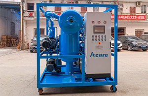 DVTP200(200LPM) High Vacuum Transformer Oil Purifier sales to Chile